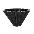 Koffiefilter kopje keramische druppelaar Origami vorm
